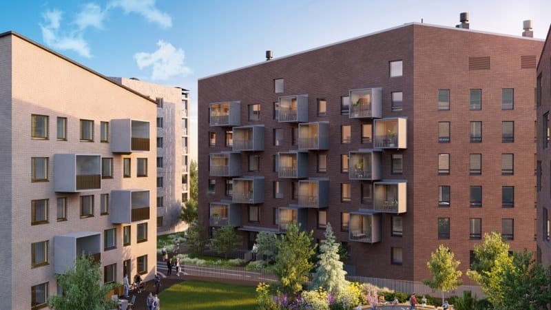Ultrakorkealujuusbetonilla joustavuutta parvekesijoitteluun