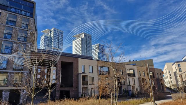 Helsinkiläisiä kerrostaloja