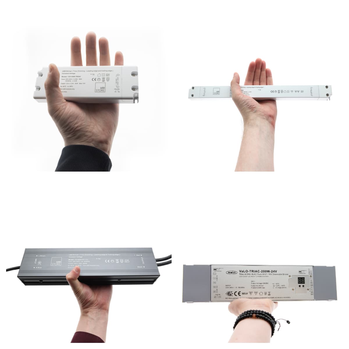 <p data-block-key="h37lj">Triac-muuntajia 12V 30 W, 24V 100W, 24V 600W sekä 24V 200 W monitoimimuuntaja, joka tunnistaa tarvittavan himmennystavan.</p>