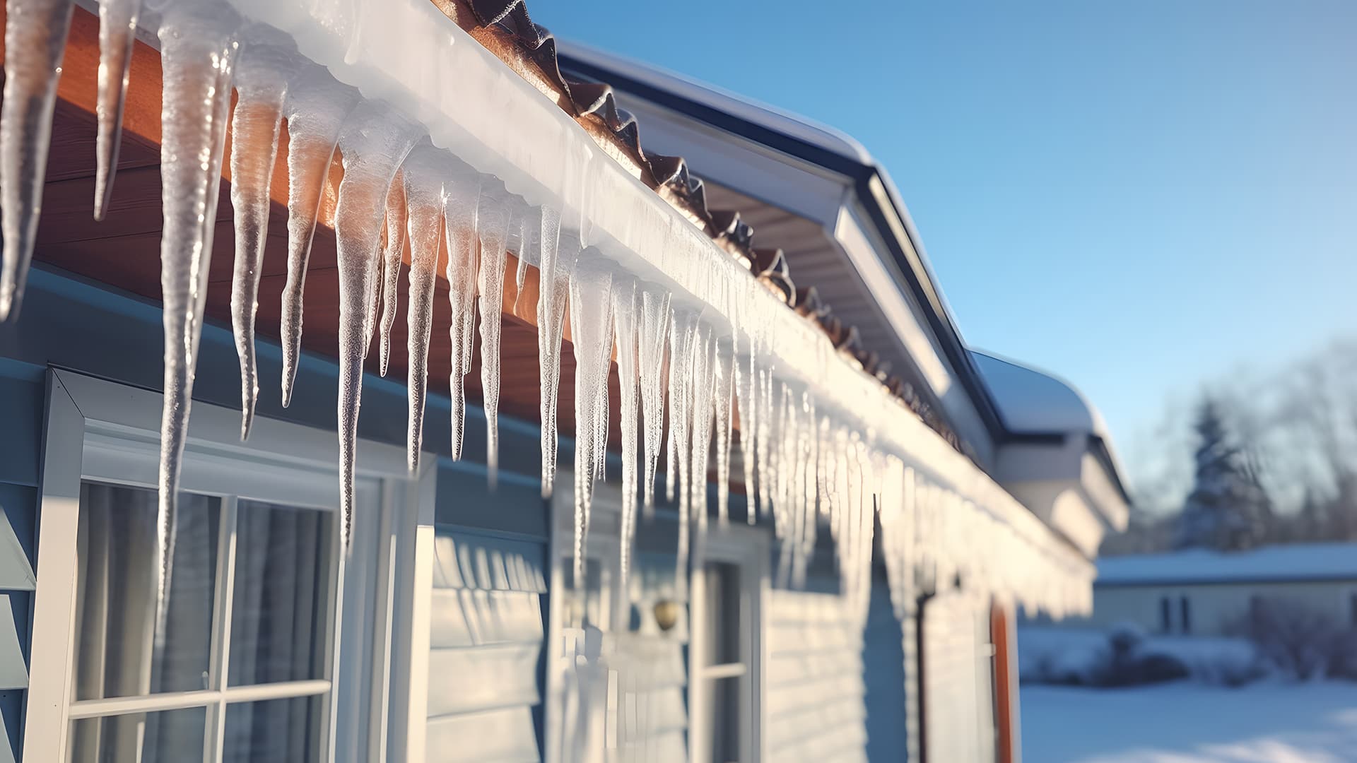 Miksi jääpuikkoja ilmestyy roikkumaan räystäälle?
